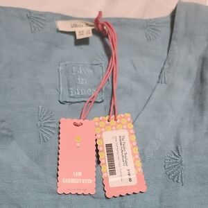Sky Blue Linen Tunic